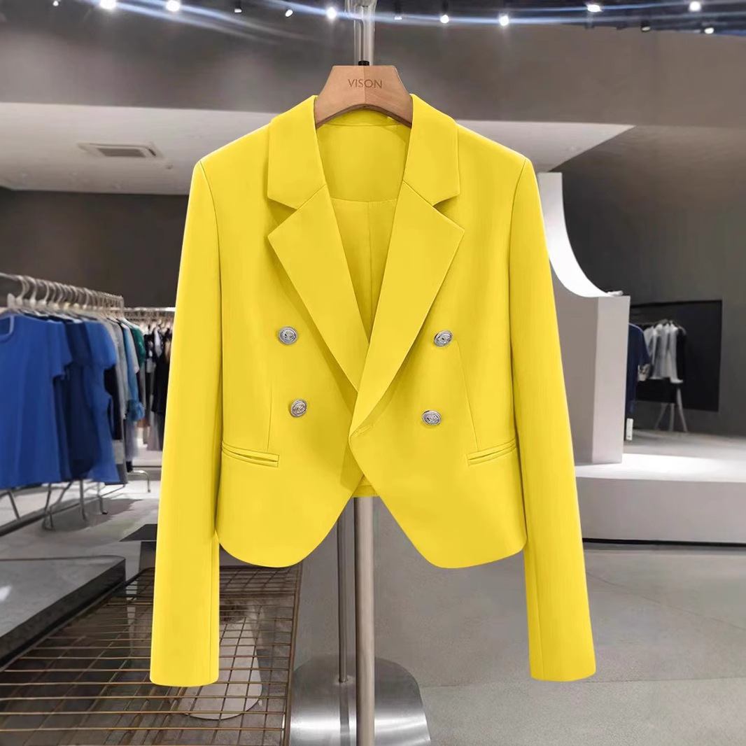 Blazer Corto Francese — Giacca Chic Monopetto - 3