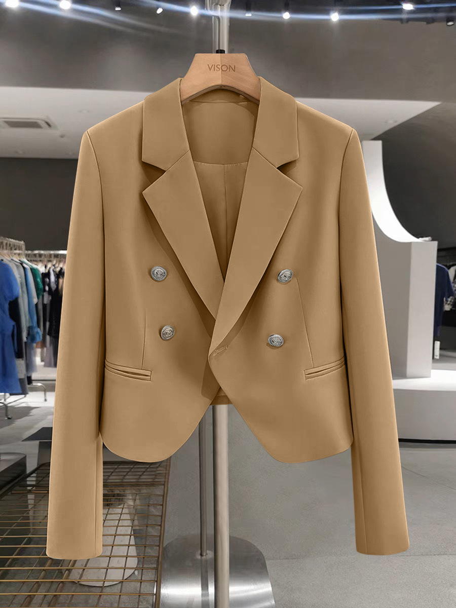 Blazer Corto Francese — Giacca Chic Monopetto - 7