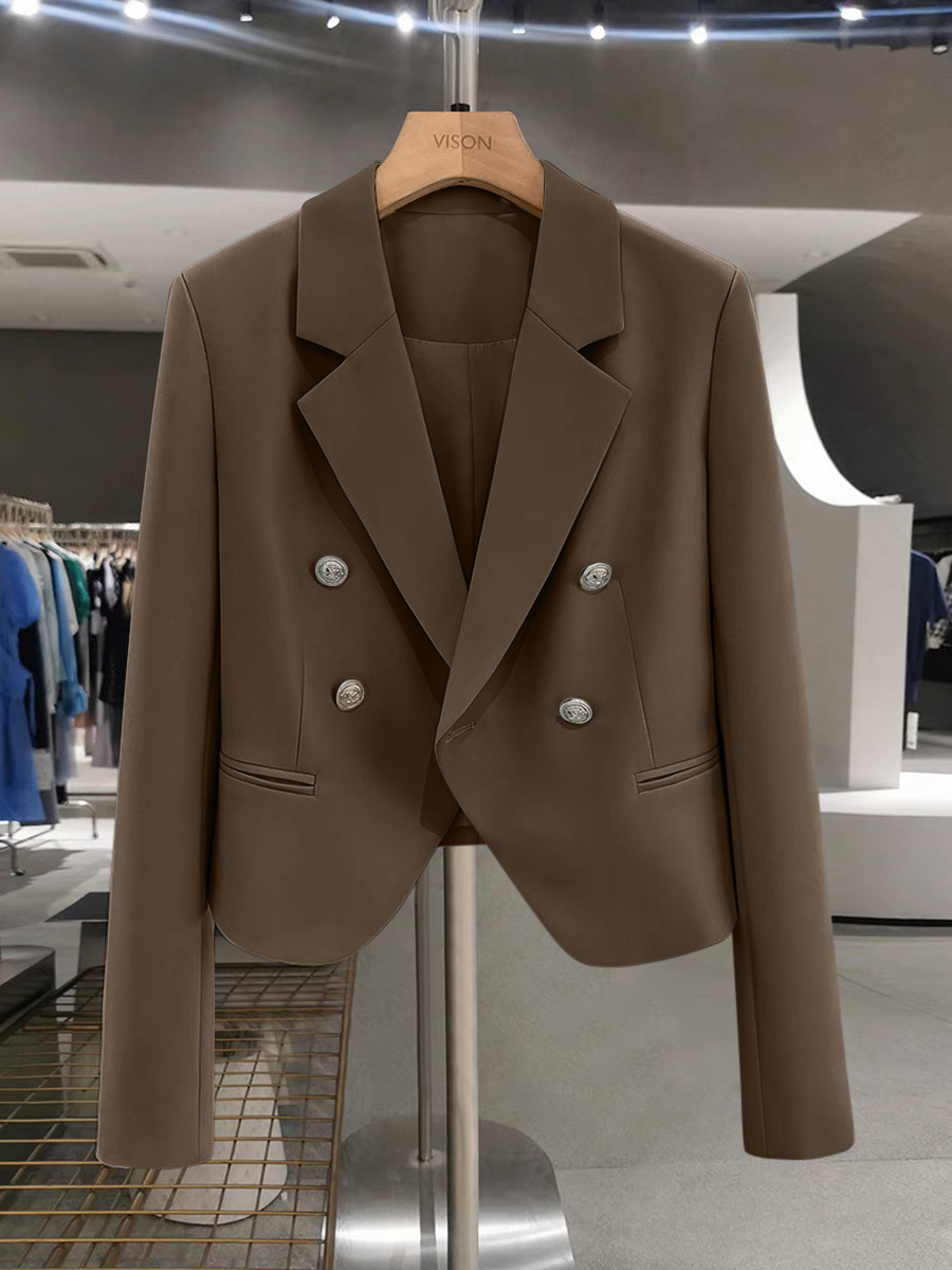 Blazer Corto Francese — Giacca Chic Monopetto - 8