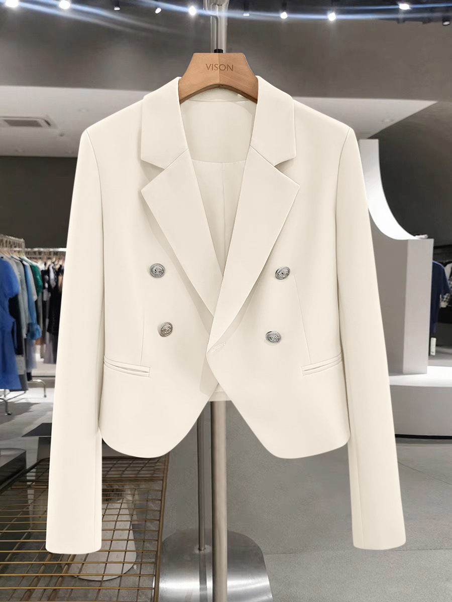 Blazer Corto Francese — Giacca Chic Monopetto - 9