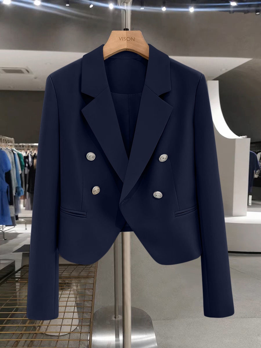 Blazer Corto Francese — Giacca Chic Monopetto - 10
