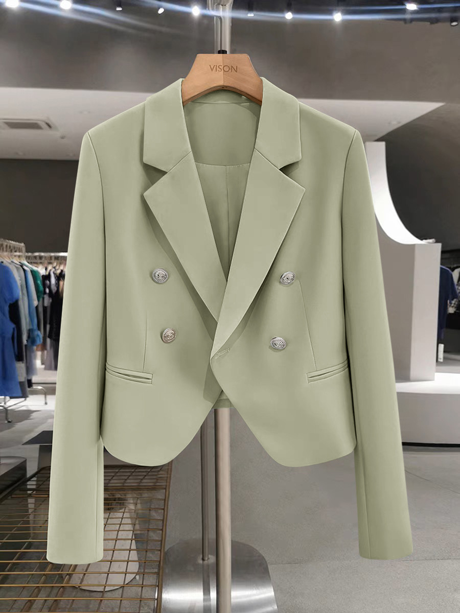 Blazer Corto Francese — Giacca Chic Monopetto - 11