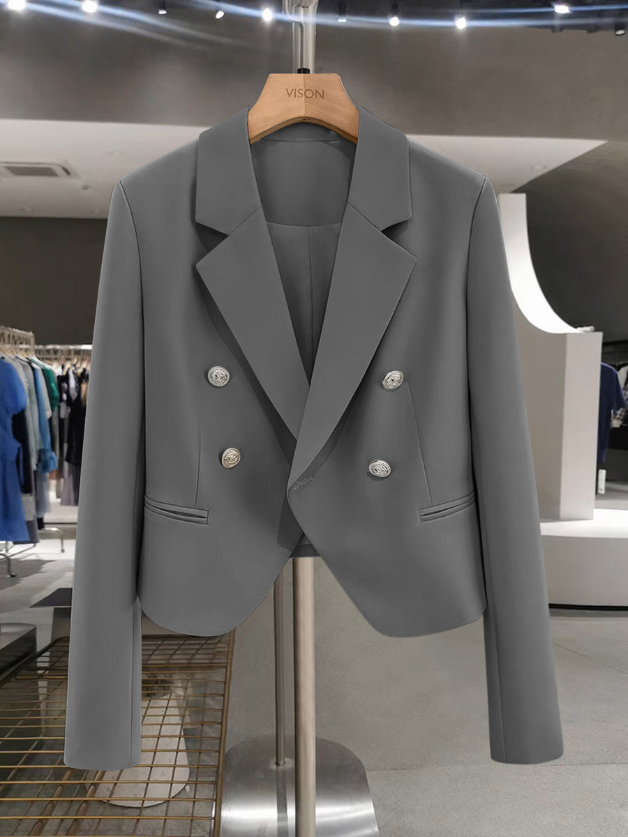 Blazer Corto Francese — Giacca Chic Monopetto - 12
