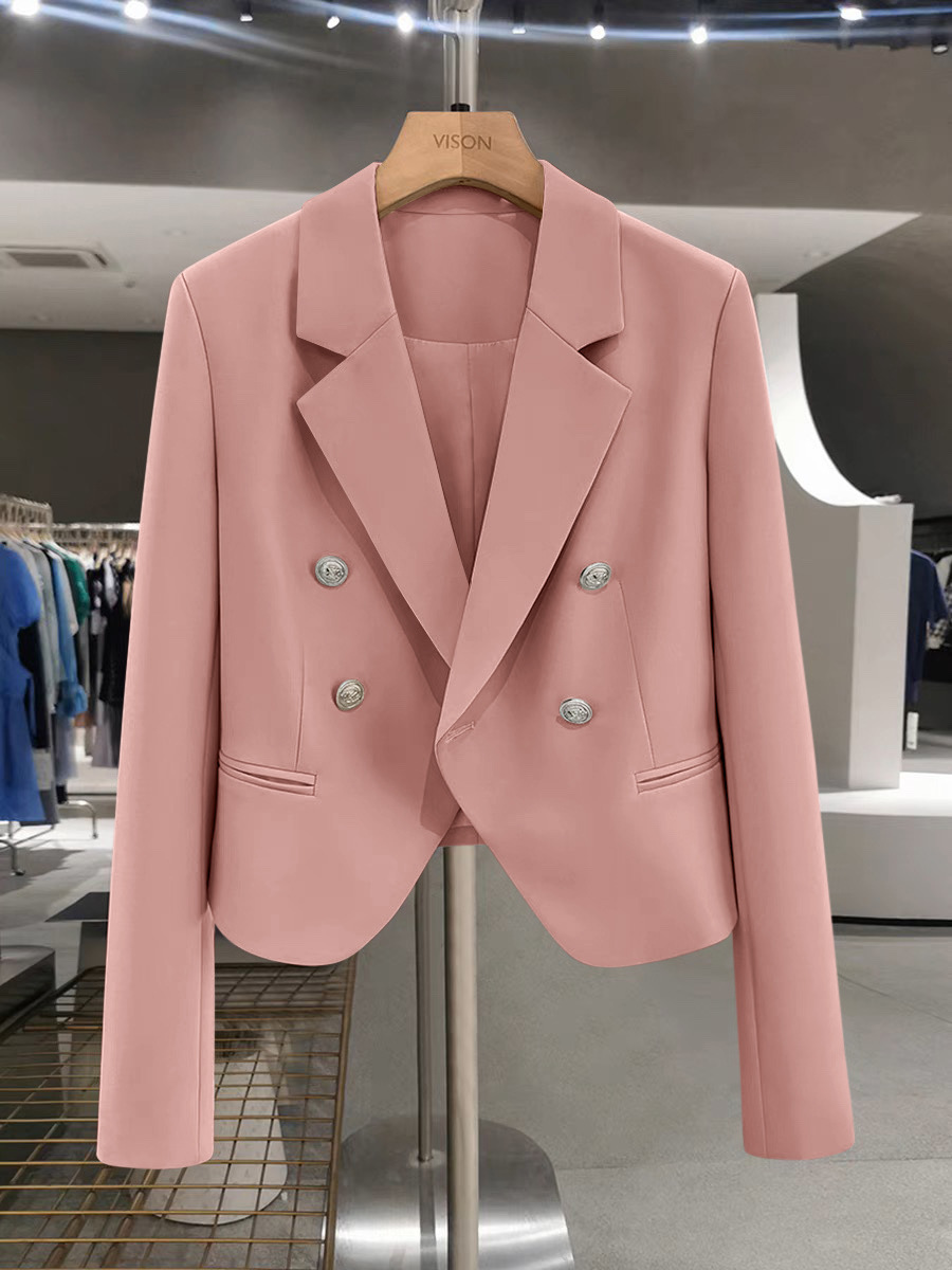Blazer Corto Francese — Giacca Chic Monopetto - 13