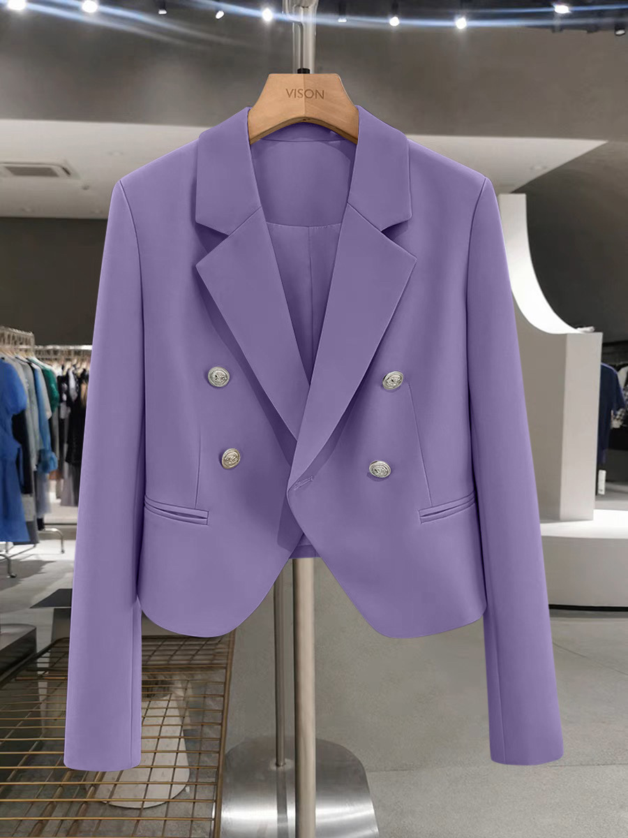 Blazer Corto Francese — Giacca Chic Monopetto - 14